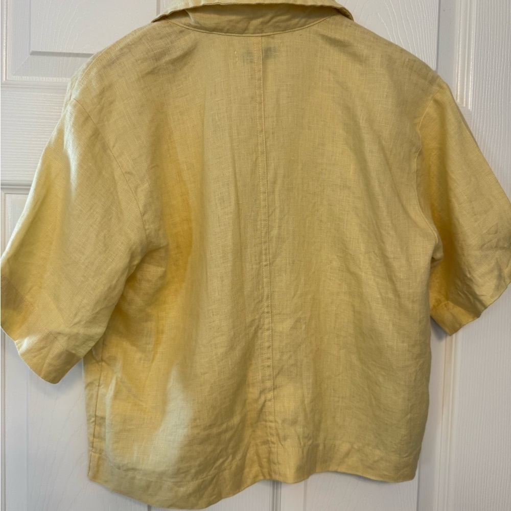 Madewell lite Yellow Short Sleeve Top - Picture 5 of 5